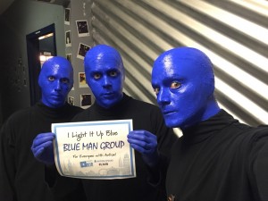 Blue Man Group Partners with Autism Speaks