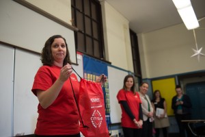 Staples and City Year help school in Jamaica Plain
