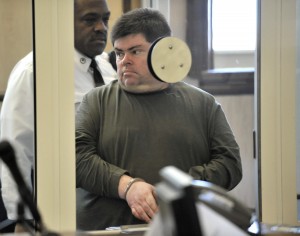 Newton library worker Peter Buchanan was lead into Newton District Court… (Josh Reynolds for The Boston Globe) I Love Newton