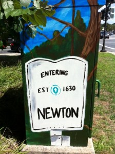 BoxArt Newton, Newton street Art, Newton, Auburndale art