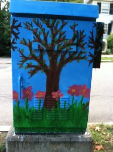 Newton street art, Chestnut BoxART, Chestnut Street