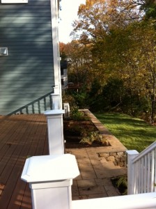 deck, back yard, 82 Day Street,