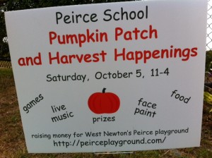 Peirce Elementary School Playground Pumpkin Patch Fundraiser