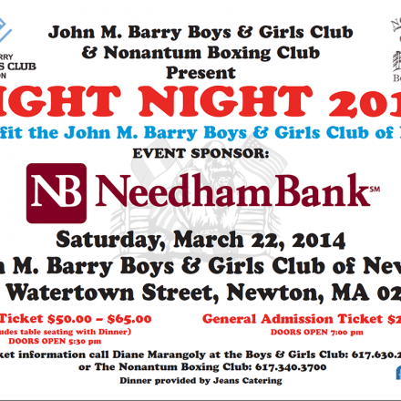 Boys and Girls Club Fight Night, Nonatum Boxing Club