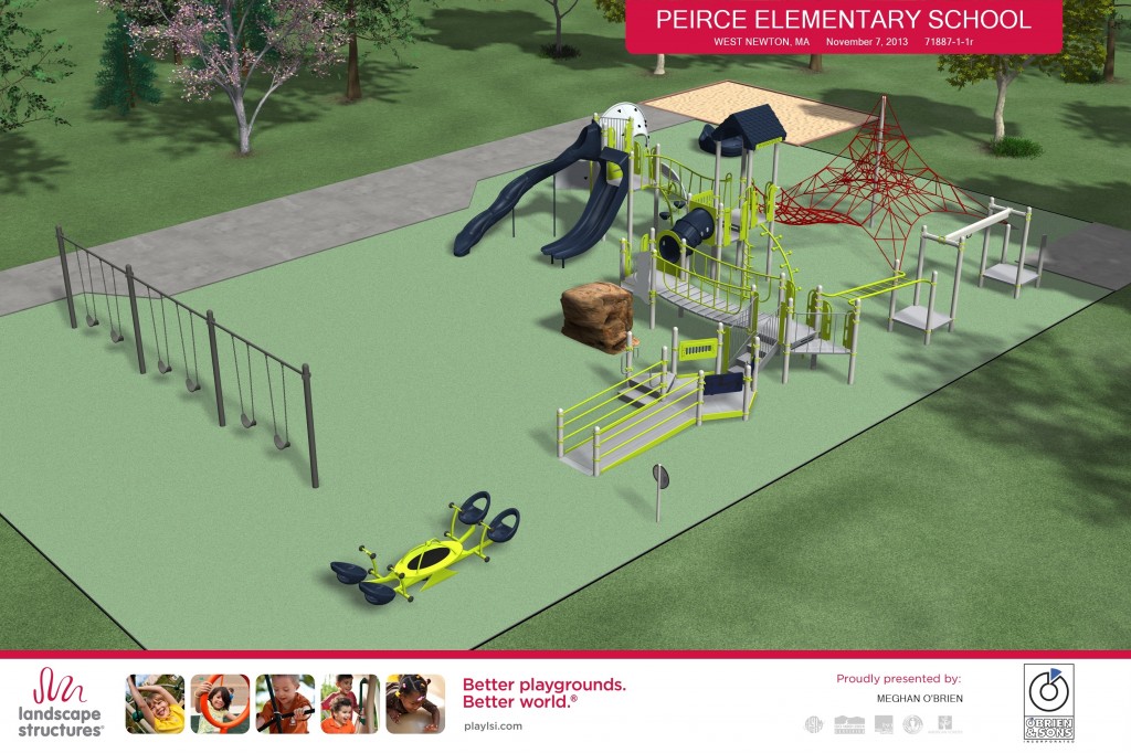 Peirce Elementary School playground build