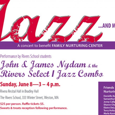 Jazz Concert Fundraiser for Family Nurturing Center of Massachusetts