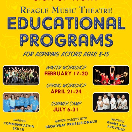 Reagle Music Theatre 2015 Vacation Workshops