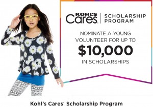 Kohl's Young Volunteer Scholarship Program