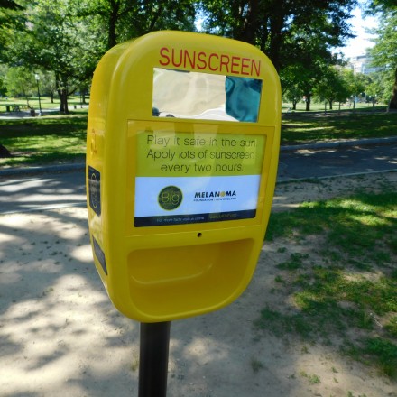 FREE Sunscreen for Boston's Public Parks