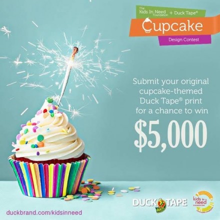 Win $5000 from Duck Tape for Cupcake Design