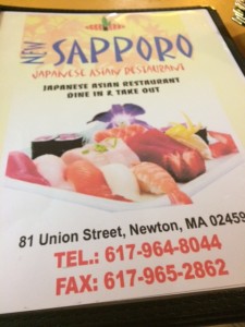 Sapporo Restaurant Newton Centre Korean and Japanese food