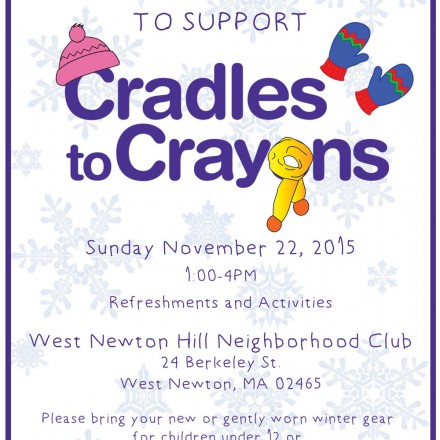 Event and Date Change Cradles to Crayons