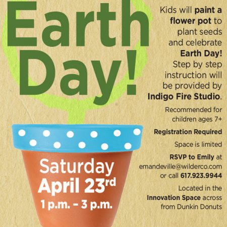 WatertownMA: Free Earth Day event for kids tomorrow at Arsenal Center for the Arts 1-3pm.