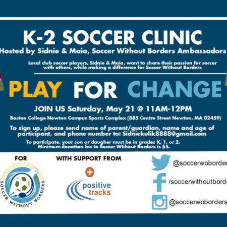 soccer without borders soccer clinic