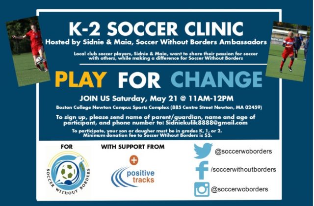 soccer without borders soccer clinic