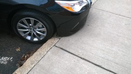 Parking Hazard on Auburn Street