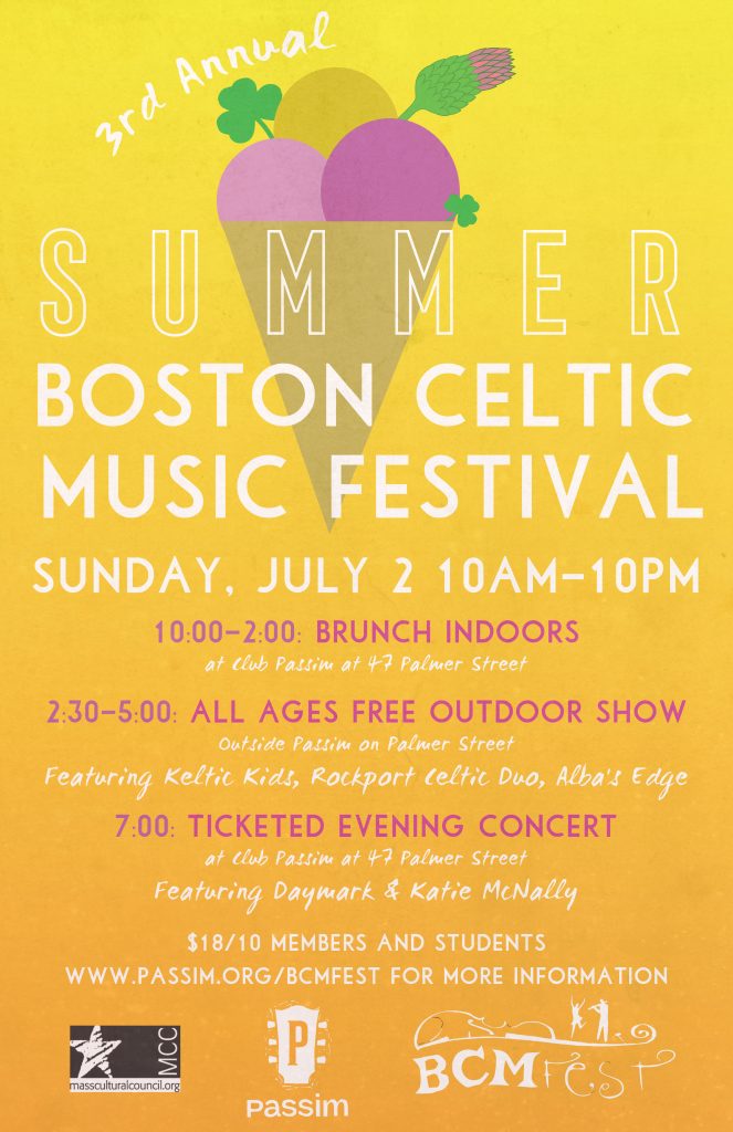 Summer BCMFest Celtic Festival in Harvard Square, July 2