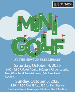 Mini-Golf Fundraiser for Newton Free Library!